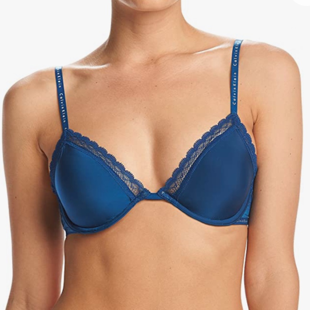 Blue Calvin Klein Unlined Bra